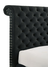 Voltare Fireplace/Tv Lift Bed Black