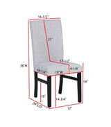 TRACY SIDE CHAIR LIGHT GREY