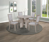 AMARA 5-PK RD DINING SET DRIFT WOOD