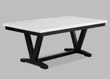 TANNER DINING TBL FAUX CARRARA MBL