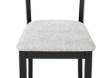 LESTER 6-PK DINING W/BENCH L.GREY