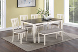 ROWAN 6-PK DINETTE SET WITH BENCH
