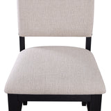 REGENT SIDE CHAIR CHARCOAL BLACK