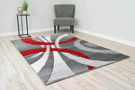 Premium Area Rug 2308 Red
