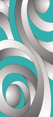 Premium Area Rug 2310 Turquoise