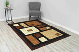 Rima Area Rug 2432 Brown