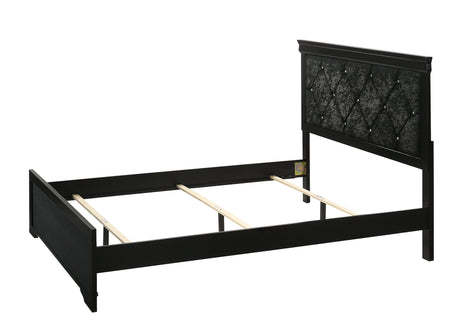 Amalia Black Bedroom Group Queen bed