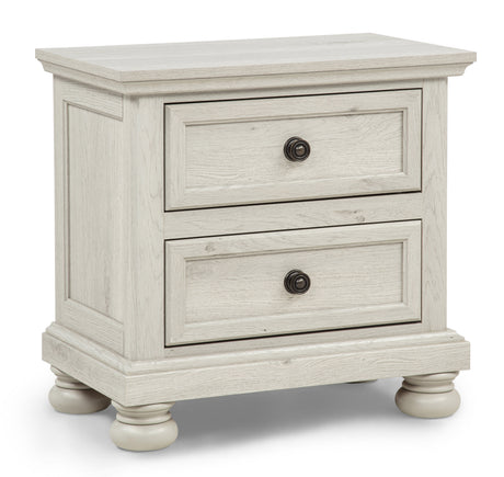 Claribelle Bedroom Group White nightstand