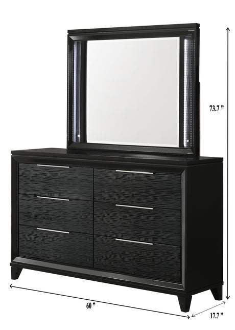 Cressida Mirror - Black