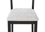 Lester 6-Piece Dining with Bench L.Grey