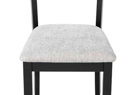 Lester 6-Piece Dining with Bench L.Grey