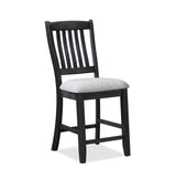 BUFORD CNTR HT CHAIR LIGHT GREY