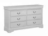 Louis Philip Greige Dresser