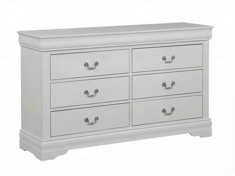 Louis Philip Greige Dresser
