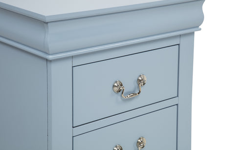 Louis Philip Blue Bedroom Group