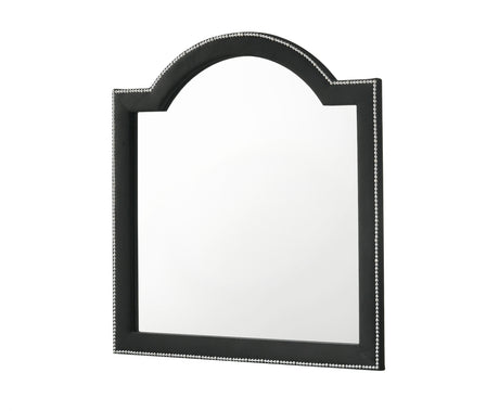Cameo Panel Bedroom Group - Black mirror