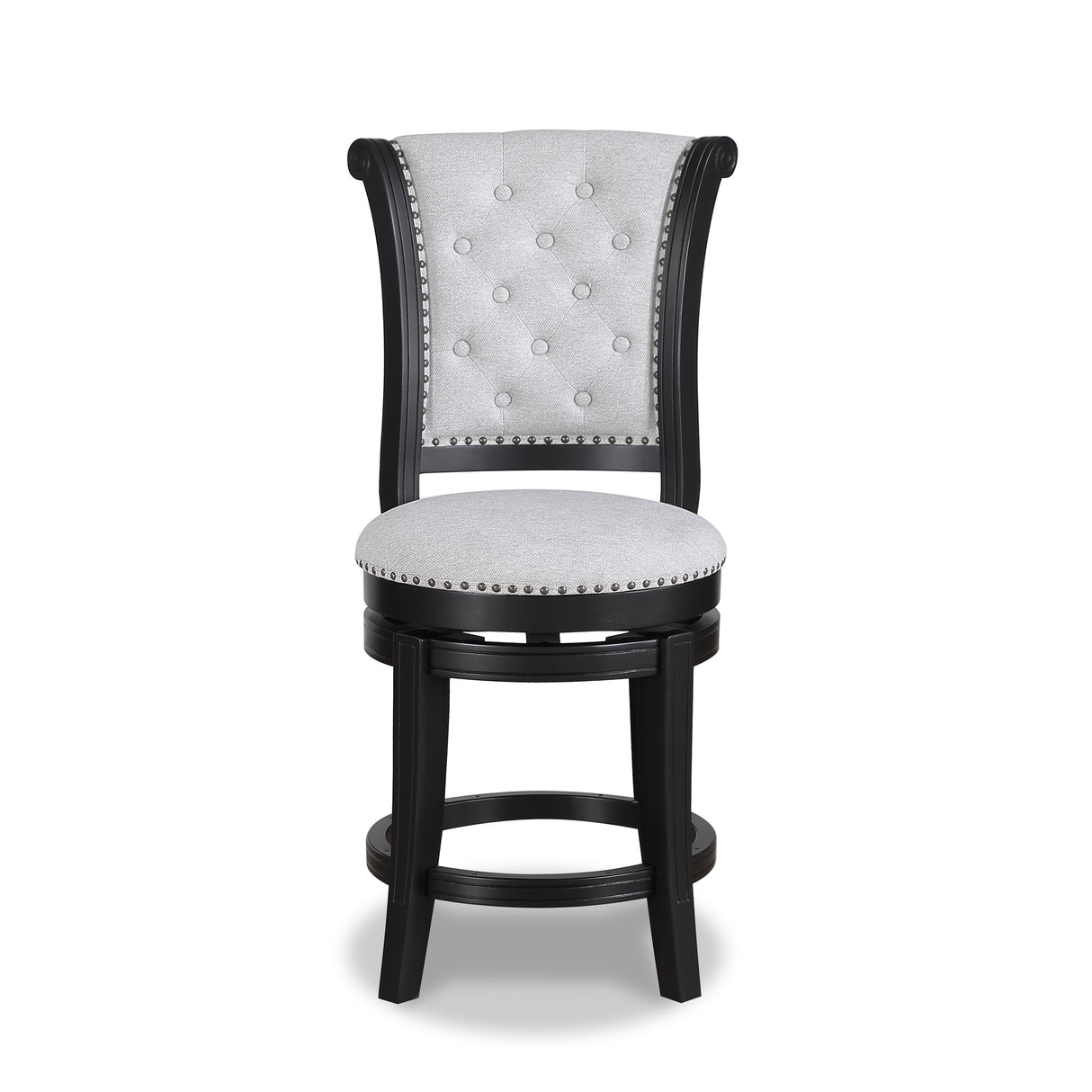 GRANVILLE SWIVEL PUB STOOL DOVE K/D