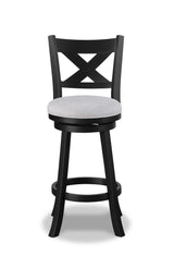 KIPPER SWIVEL BAR STOOL DOVE K/D