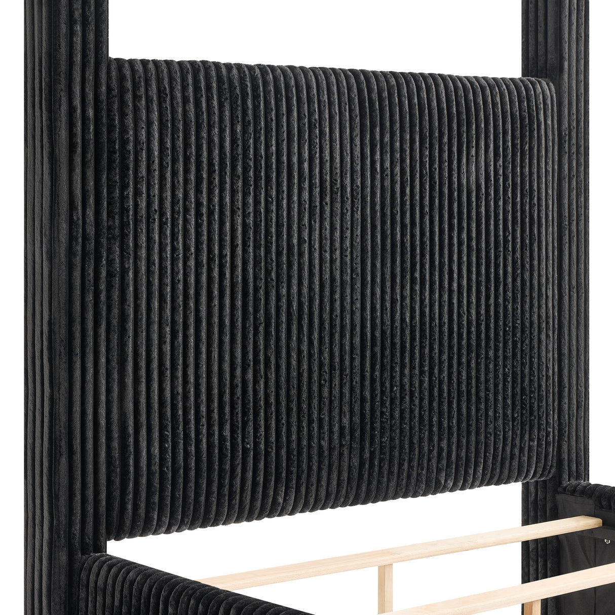 Carla Canopy Bed Black