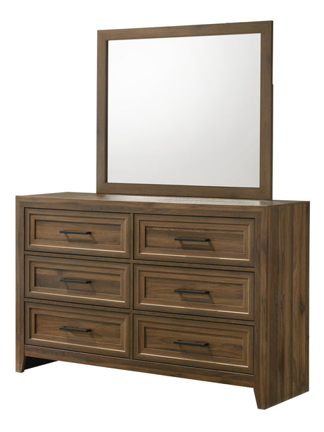 Lorraine Mirror - Brown