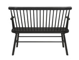 Jerimiah Spindleback Bench Black