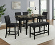 Marbel 5pk + Bench Ct Height Gold Black
