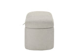 Philipa Storage Bench-Oatmeal Tweed
