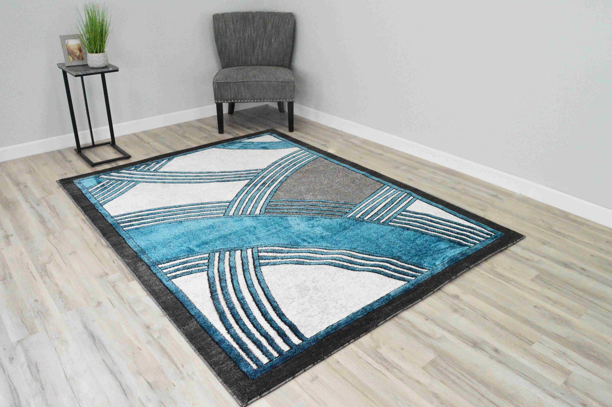 Sultan Area Rug 3008 Turquoise