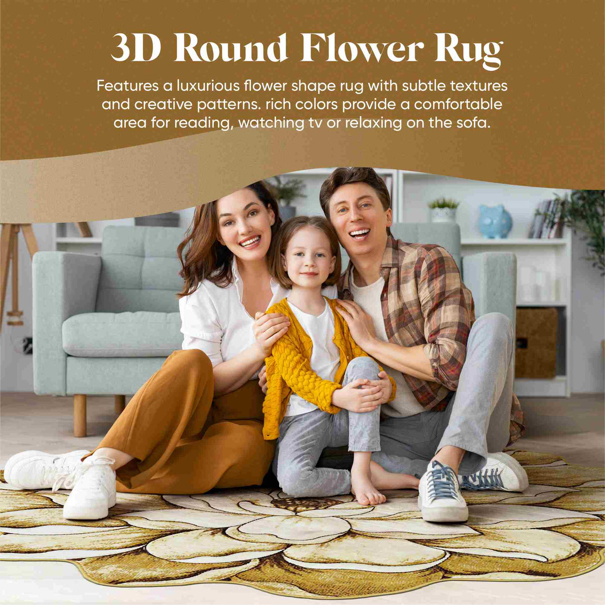 Flowers Area Rug 302