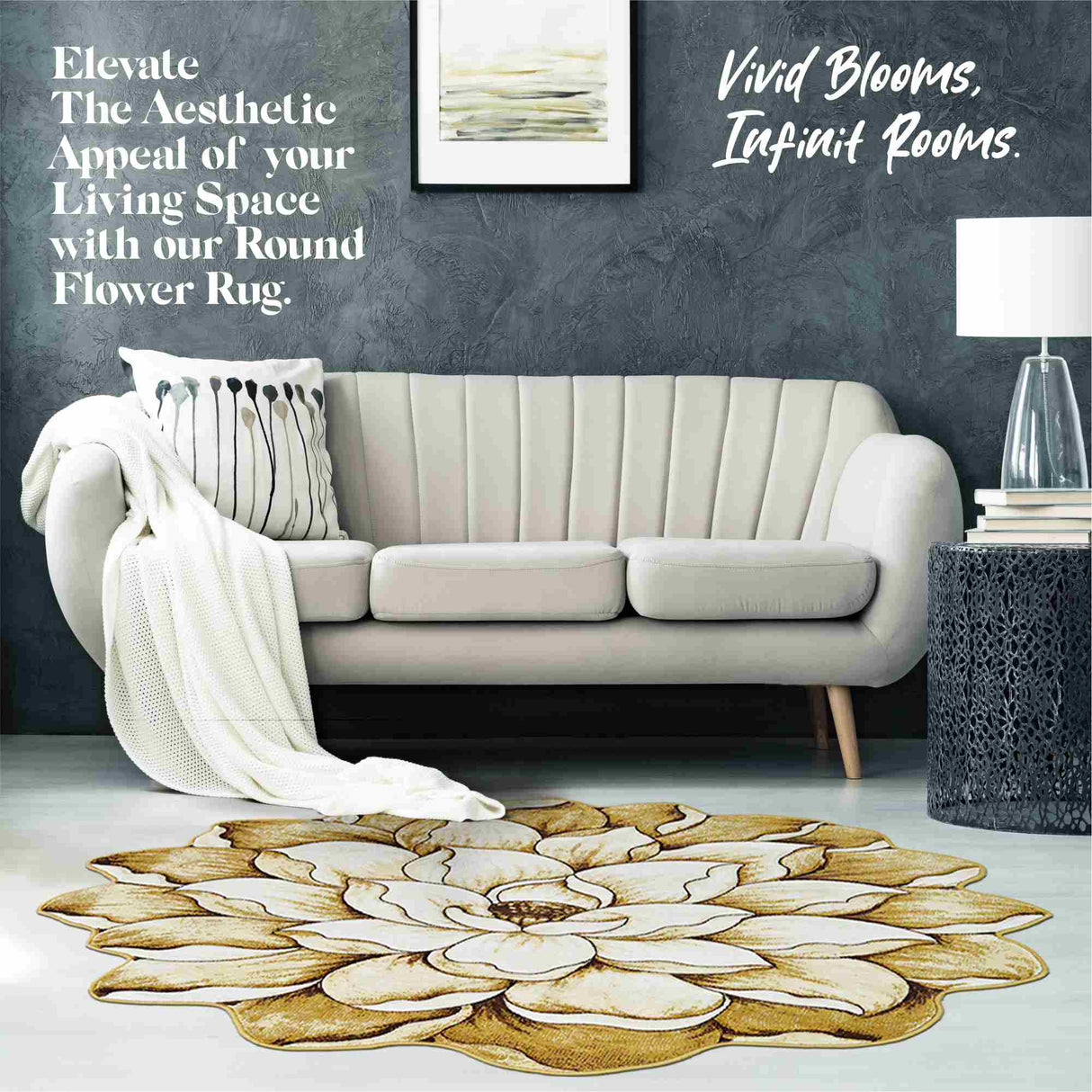 Flowers Area Rug 302