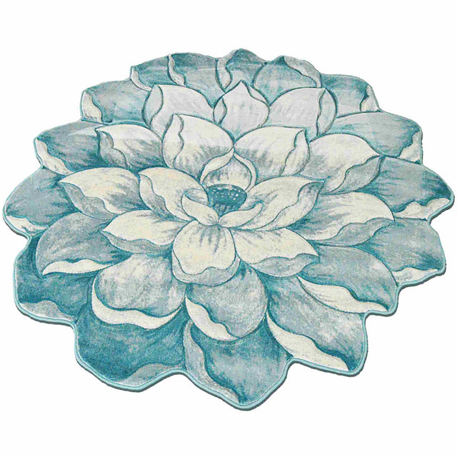 Flowers Design 301 Blue