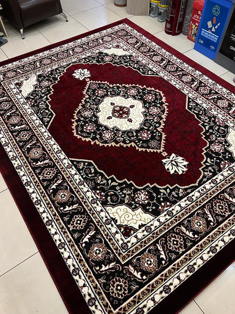 Sultan Area Rug 3017 Burgundy
