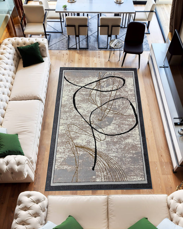 Sultan Area Rug 3025 Black