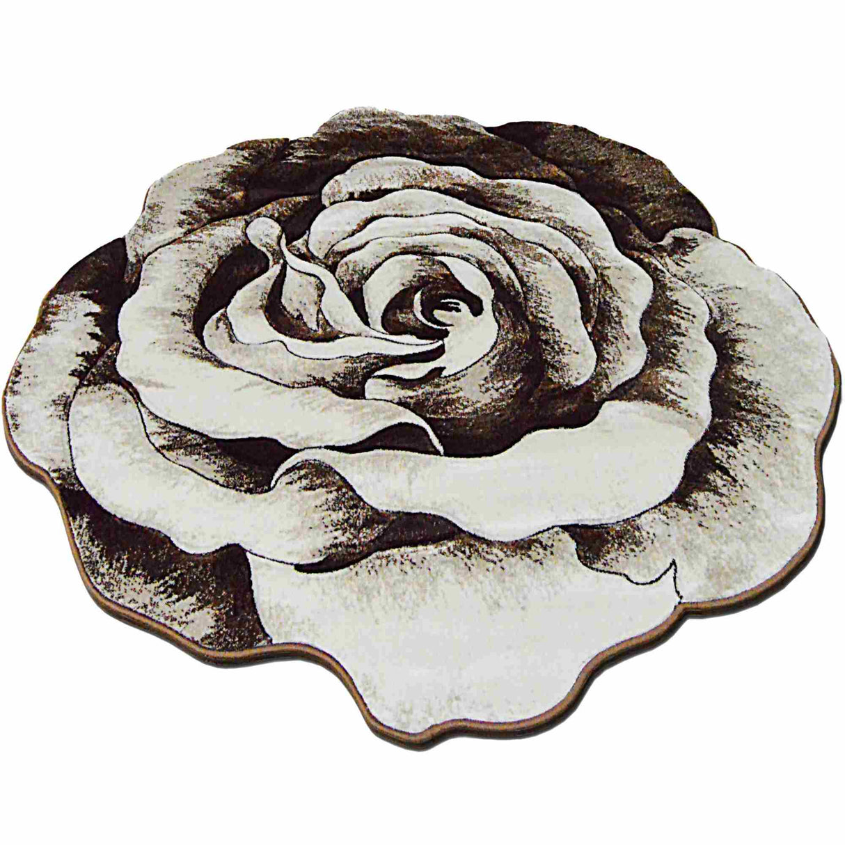 Flowers Design 304 Brown