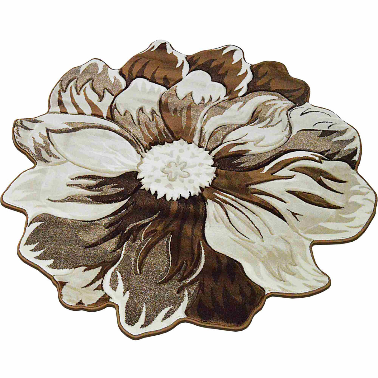 Flowers Design 305 Brown