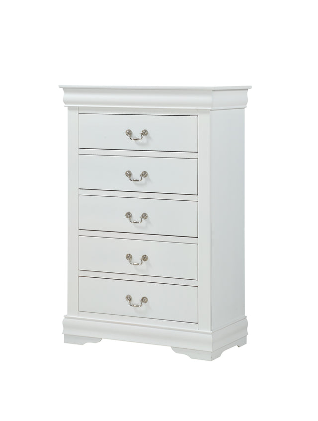 Louis Philip Chest - White