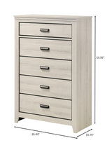 Carter Bedroom Group White chest