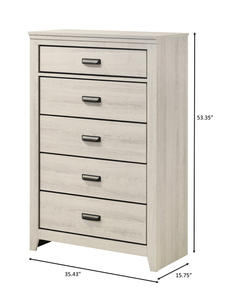 Carter Bedroom Group White chest
