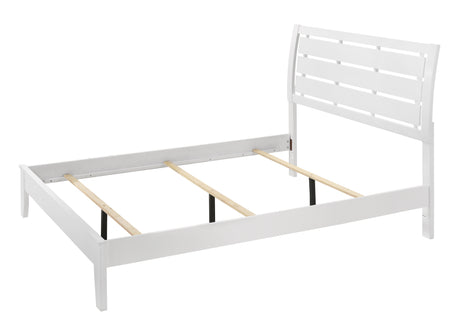 Evan White Bedroom Group Queen bed