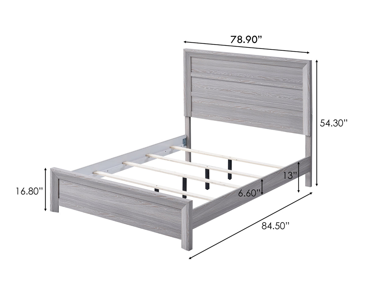 Adelaide Drift Wood Bedroom Group King bed