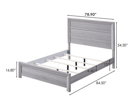 Adelaide Drift Wood Bedroom Group King bed