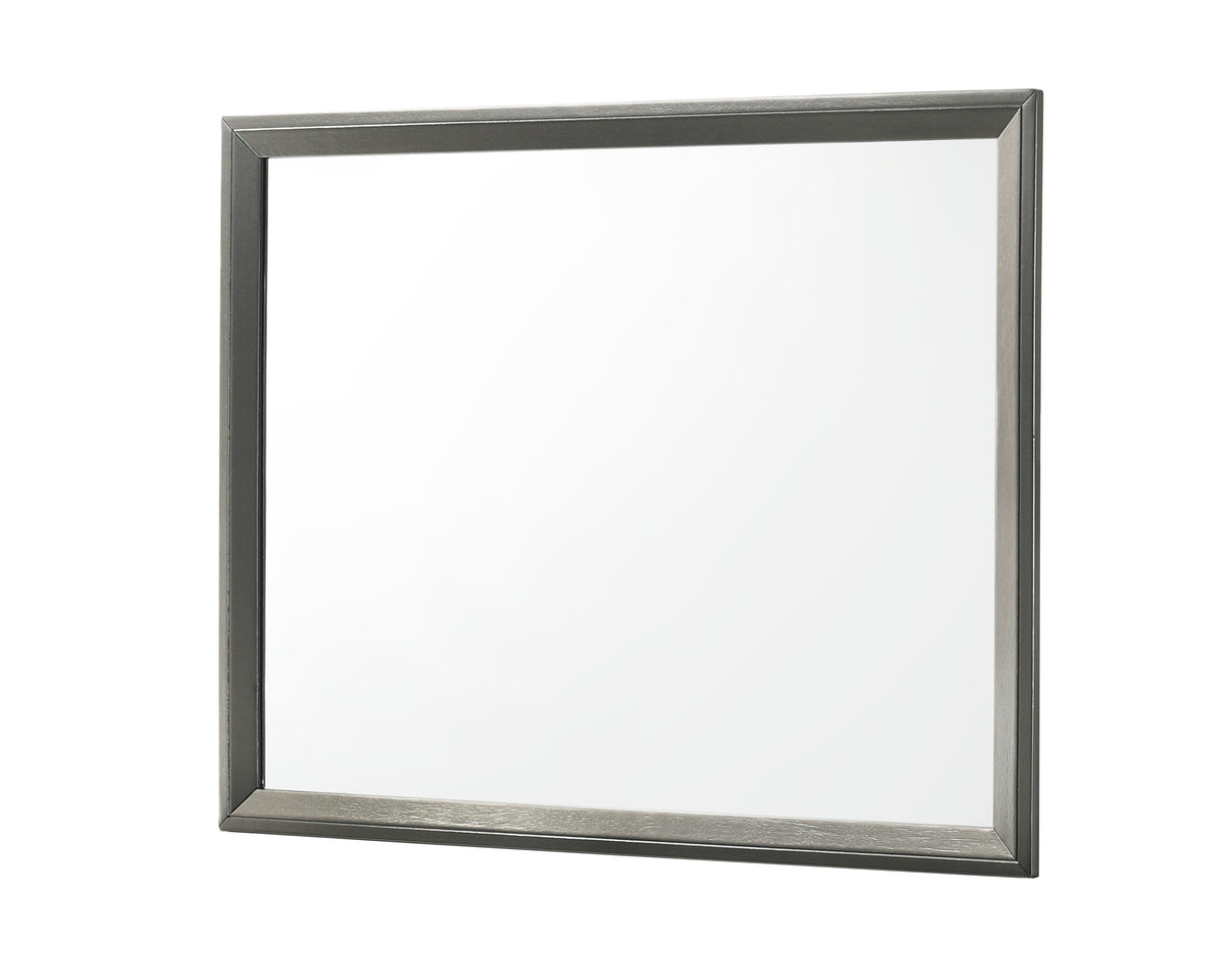 Denker Gunmetal Bedroom Group mirror