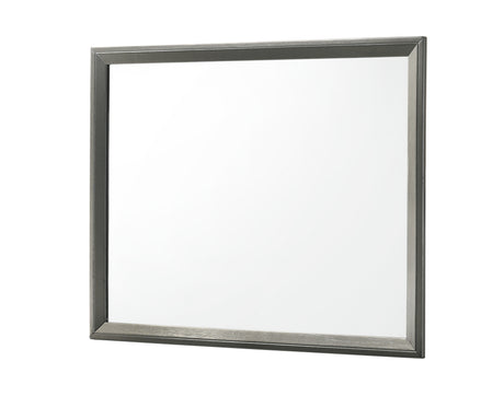 Denker Gunmetal Bedroom Group mirror