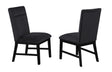 Sebastian Side Chairs (Set of 2) - Black