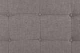Florence Full Hb+Fb+Side Rail Grey Queen bed
