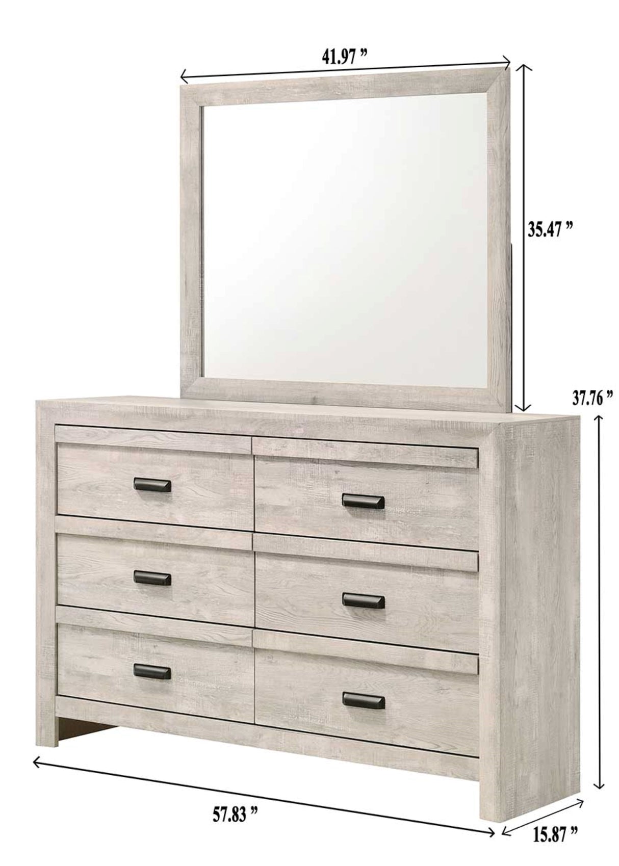Valor Dresser - White