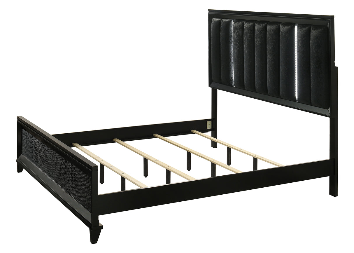 Cressida Bedroom Group Black King bed