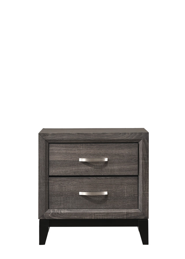 Akerson Nightstand - Grey