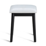 Cecilia Vanity Table & Stool-Black