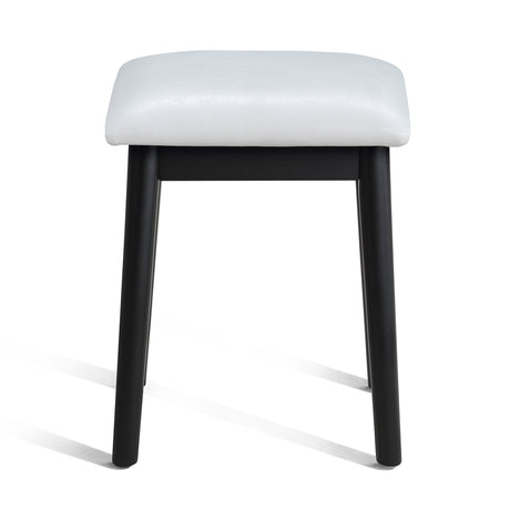 Cecilia Vanity Table & Stool-Black